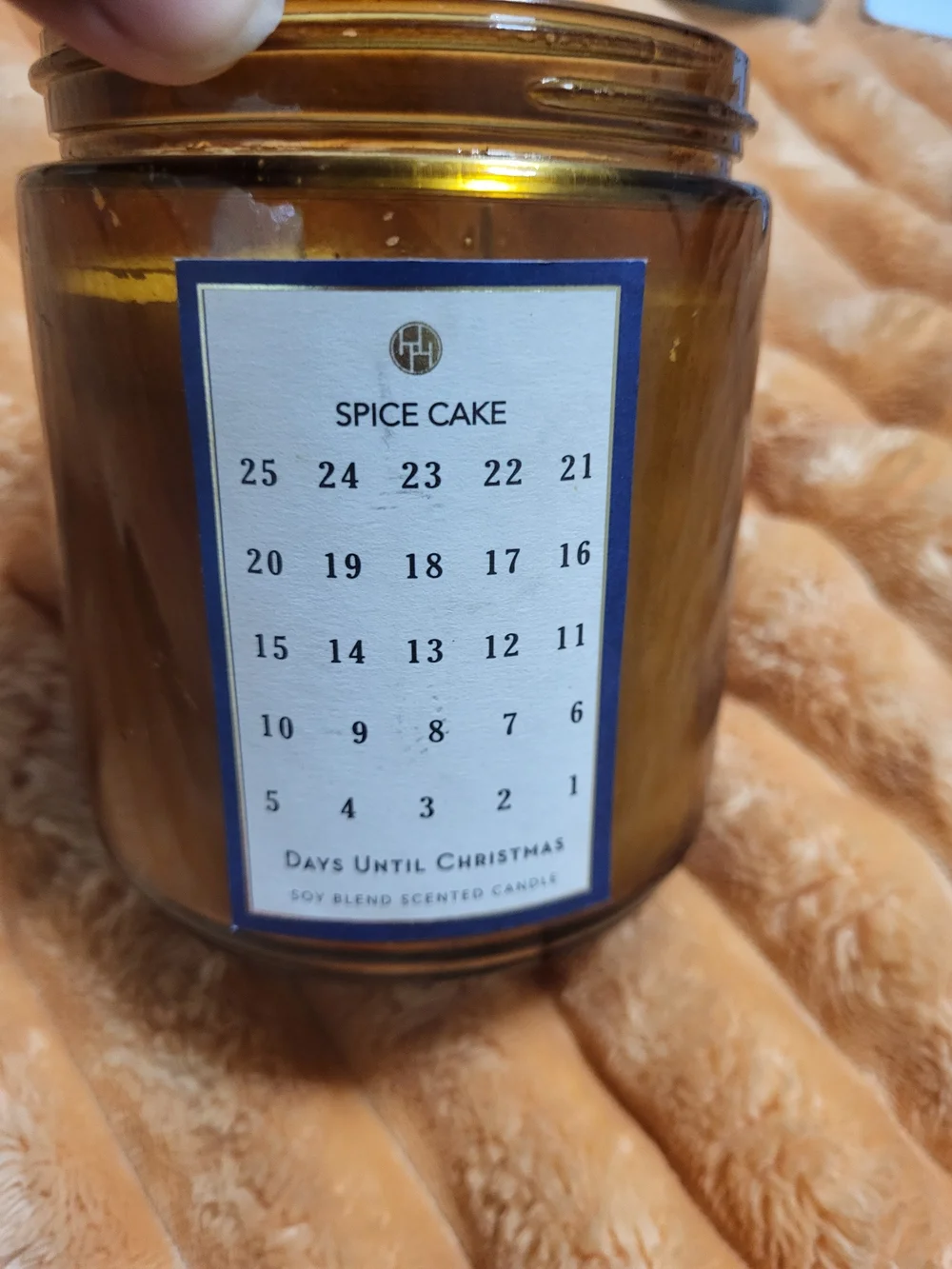 Spice Cake Soy Blend Scented Candle - Amber Glass